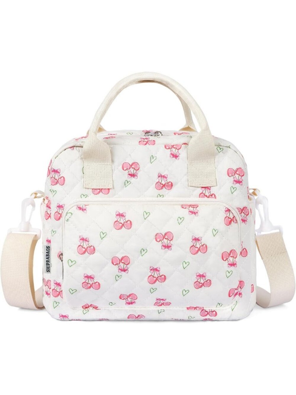 Stylish Insulated Lunch Bag for Women - Large Quilted Tote for Work, Travel